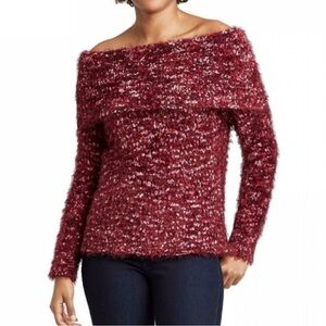 📦LAST CHANCE: DONATING📦 Knox Rose | Off-the-shoulder Eyelash Sweater